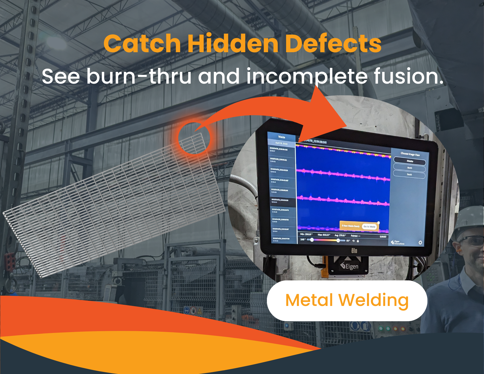 Great Grates Require Great Welds – Inspect Metal Grates with Thermal Imaging and AI